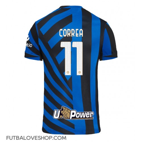 Dres Inter Milan Joaquin Correa #11 Domáci 2024-25 Krátky Rukáv